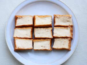 電気圧力鍋で厚揚げを加圧時間別に煮た比較結果（検証3パターン）