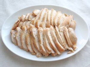 鶏むね肉の醤油漬け(電気圧力鍋使用)