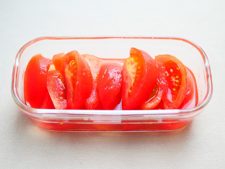 トマトのマリネの写真
