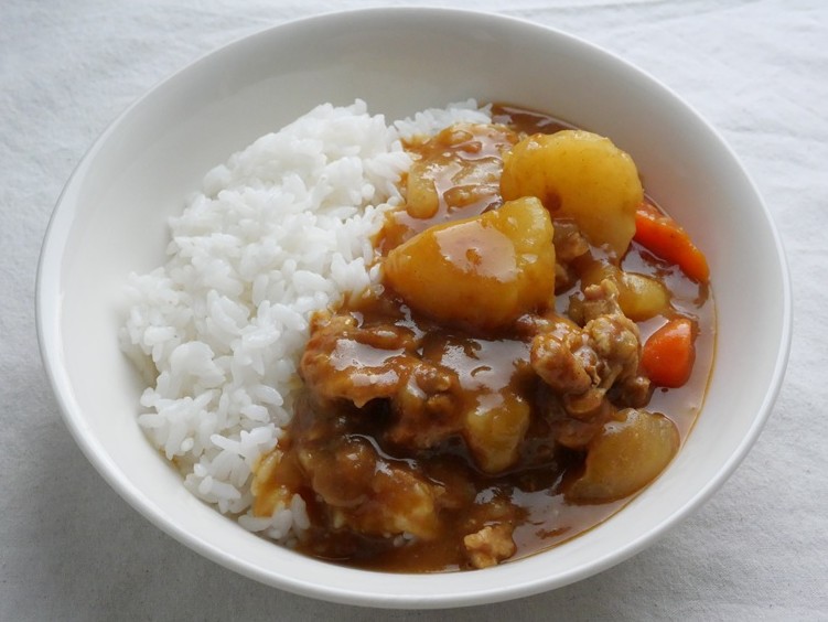 豚こまカレー（電気圧力鍋使用）