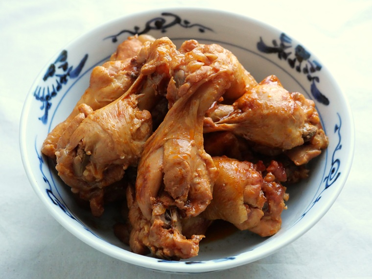鶏手羽元の中華風ケチャップ煮（電気圧力鍋使用）