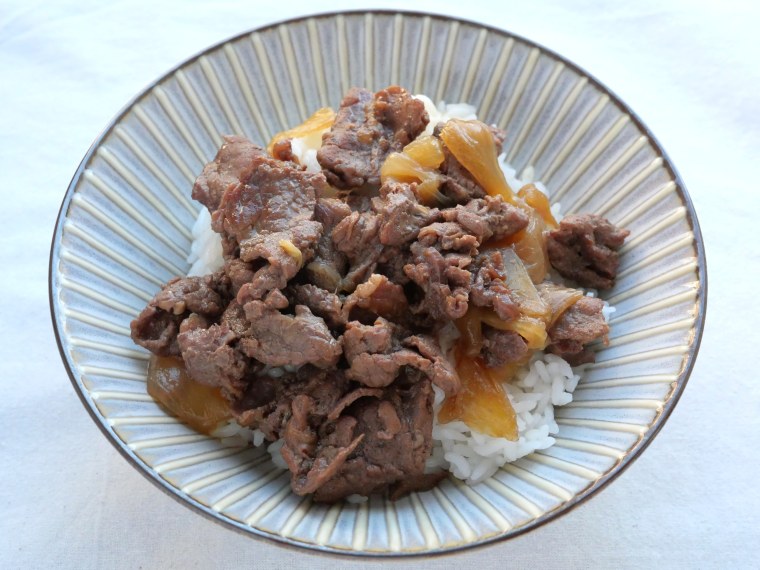 牛丼（電気圧力鍋使用）