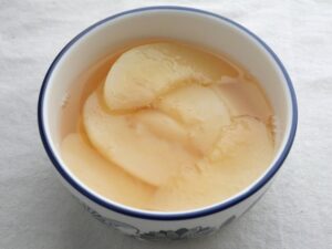 桃のコンポート（電気圧力鍋使用）